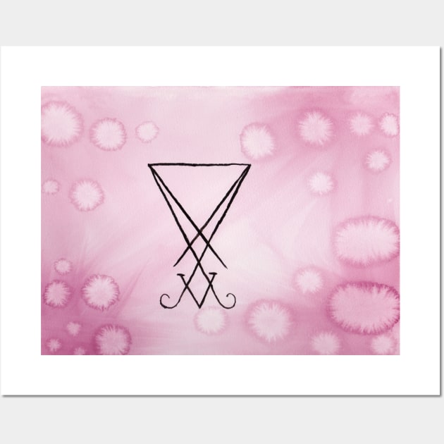 Lucifer's Sigil Wall Art by lindaursin